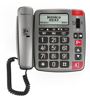 picture of Amplicomms PowerTel 196 Full Duplex Corded Phone - [PDL-ATL1422900]