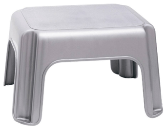 Picture of Slingsby - Step Stool Plastic - Grey - 0.325 x 40 x 24 cm - [VK-1040378]