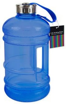 picture of Large Gym Water Jug Bottle With Handle - 2.2 Litre - Blue - [PD-AM2116-BLUE] - (NICE)