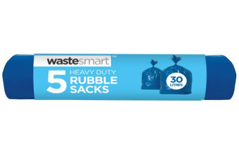 picture of Wastesmart Heavy Duty Rubble Sacks Blue - 5 Pack - [OTL-321211]