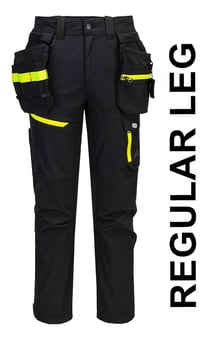 picture of Portwest EV446 - EV4 Lightweight Detachable Holster Trousers - Black - PW-EV446BKR