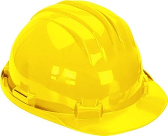 picture of Climax 5-RS Yellow Unvented Safety Helmet - [CL-MOD5-RS-YELLOW]