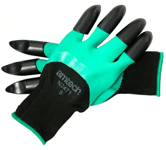 Picture of Amtech Garden Gloves With Claws Large - Size 9 - [DK-N2471]
