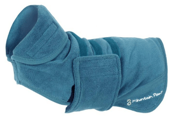 picture of Mountain Paws Microfibre Dog Robe Blue - LMQ-81305