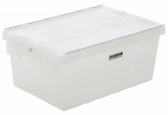 Picture of BiGDUG Tote Boxes - 315h x 400w x 600d mm - 56L - Translucent - Box Deal of 10 - [IH-BDU-TSPALC50TR] - (LP)