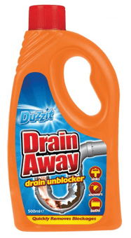 Picture of Duzzit Drain Away - Drain Unblocker 500ml - Pack of 2 - [PD-DZT1035-12X2] - (AMZPK)