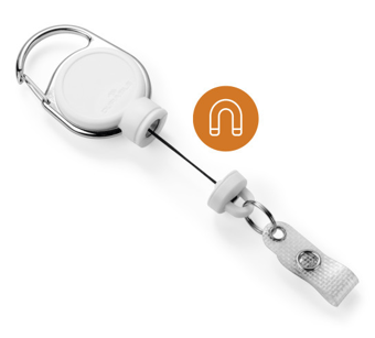 Picture of Durable - Badge Reel Extra Strong - White - Pack of 5 - [DL-832902]