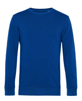 picture of B&C Men's Organic Crew Neck Sweat Royal Blue - BT-WU31B-RBLU