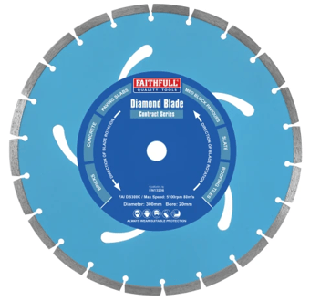Picture of Faithfull - Contract Series Diamond Blade Dia 300mm - [TB-FAIDB300C]