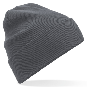 picture of Beechfield Organic Cotton Original Cuffed Beanie - Graphite Grey - [BT-B45N-GPH]