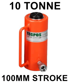picture of Tecpos Single Acting Cylinder - 10 Tonne - 100mm Stroke - [GT-TS1010]