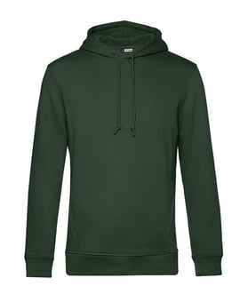 picture of B&C Men's Organic Hooded Sweat - Forest Green - RLW-BA001FORE