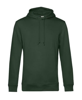 Picture of B&C Men's Organic Hooded Sweat - Forest Green - RLW-BA001FORE