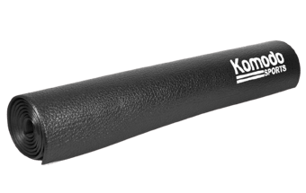 picture of Komodo Gym Bench and Bike Trainer Floor Mat - [TKB-EQUP-MAT-BLK-LGT]