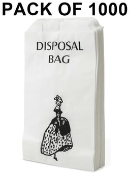 picture of Paper Sanitary Bags - Pack of 1000 - [MCS-PSB]