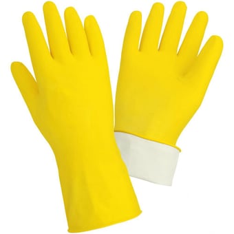 picture of KleenMe Domestic Yellow Gloves - Pair - FA-54513 - (DISC-X)