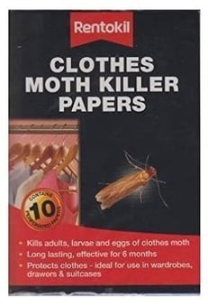 picture of Rentokil Clothes Moth Killer Papers - [RH-FA115]