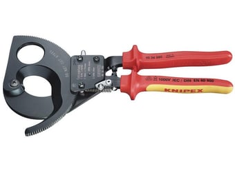 picture of Draper - Knipex 95 36 250 250mm VDE Heavy Duty Cable Cutter - [DO-57677]