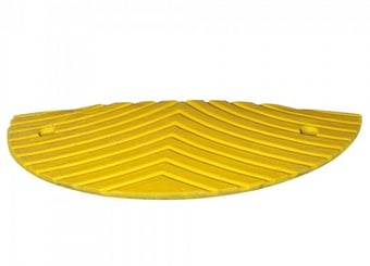 picture of TOPSTOP-ECO 15RE Speed Reduction Ramp - End Section - 250mmW x 30mmH - Fixing Included - Yellow - [MV-281.17.266]
