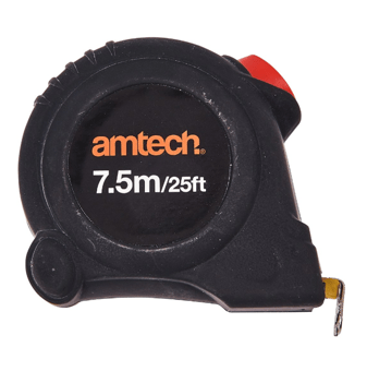 picture of Amtech Self-locking Measuring Tape 7.5m x 25mm - [DK-P1270]