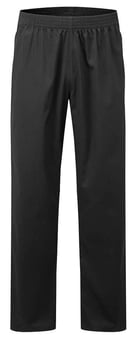 picture of Portwest 2208 - Bakers Trousers - Black - PW-2208BKR