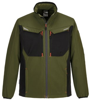 Picture of Portwest WX3 Softshell Jacket Olive Green - PW-T750OGR