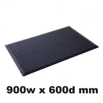 picture of BiGDUG Bubblemat Anti-Fatigue Mat - Black - 900w x 600d mm - [BDU-FT05060909]