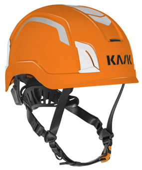 picture of Kask ZENITH X Hi Viz Safety Helmet Orange Fluo - HD Polypropylene - [KA-WHE00074-222]