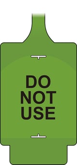 Picture of AssetTag Flex - Do not use 1 - Green - Pack of 10 - [CI-TGF0510G]