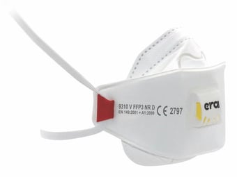 Picture of ERA 9310 FFP3 V NR D Tri-fold Disposable Valved Mask - Single - [ER-9310S]