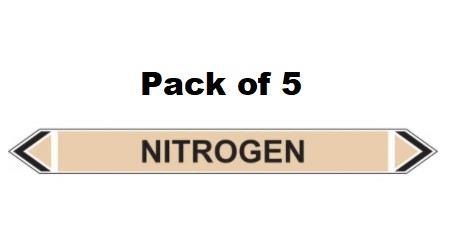 picture of Flow Marker - Nitrogen - Yellow Ochre - Pack of 5 - [CI-13450]