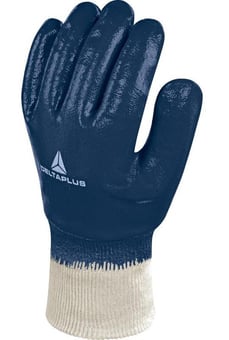 picture of Delta Plus NI155 - Knitted Wrist Nitrile Glove - Pair - [LH-NI155]