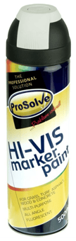 picture of Prosolve Hi-Vis Marker Paint Aerosol 500ml Fluorescent White - [PV-PVHIVISFWA]