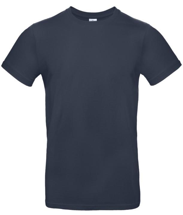 picture of B&C Men's Exact 190 Crew Neck T-Shirt - Navy - BT-TU03T-NAV