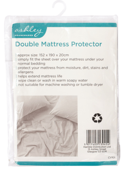 picture of Ashley Double Mattress Protector - 152 x 190 x 20cm - [BB-CV101]