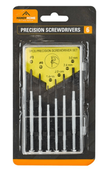 picture of Handy Home Precision Screwdriver Set 6pc - [OTL-322306] - (DISC-R)