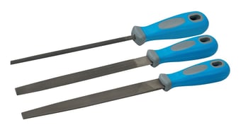 picture of Silverline 3pc File Set 250mm with Soft Grip Handle - [SI-MS98]