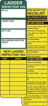 Picture of Ladder Safety Tag Inserts (Pack of 10) - [SCXO-CI-TG0410]