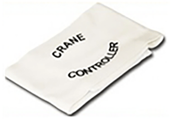 picture of Fabric "Crane Controller" Armband with Velcro Strips - [SR-RW19209]