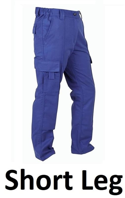 picture of Iconic Bullet Combat Trousers Men's - Royal - Short Leg 29 Inch - BR-H823-S