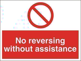 Picture of No Reversing Sign - 600 x 450Hmm - Rigid Plastic [AS-PR161-RP]