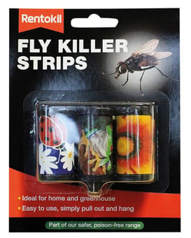 Picture of Rentokil Fly Killer Strips 3's - [RH-FF105]