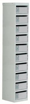 picture of Slingsby Post Box Lockers - 100mm High - Light Grey - 10 Boxes - [SLB-306617] - (LP)