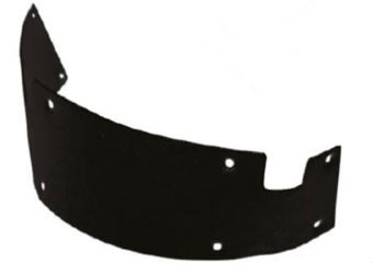 Picture of JSP 4mm Brush Nylon Foam Sweatband - Black - [JS-AJA830-001-100]