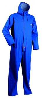 Picture of Lyngsoe Microflex Flame Retardant Rain Coverall - Royal Blue - LS-FR-LR13-ROYAL