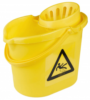 picture of Shadowboard - Mop Bucket With Ringer - Yellow - 12 Litre - [SCXO-CI-SB-BUK01-YL]