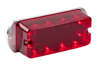 picture of JC Multilight - Battery Powered Red Hoarding Light - Aluminium Trim/Mild Steel Fixing - With Security Key - JC-HOARDRED