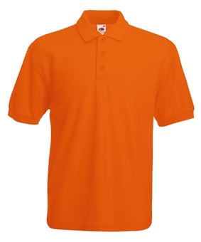 Picture of Fruit of The Loom Men's Polycotton Poloshirt - Orange - BT-63402-ORA