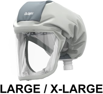 picture of Drager - X-plore 8000 Premium Short Hood - Large/X Large - [BL-R59850]