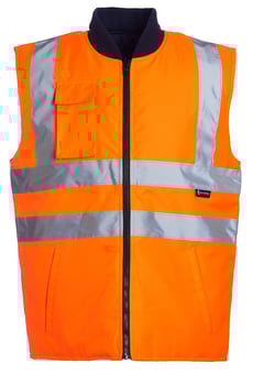 picture of Blackrock Hi-Vis Reversible Bodywarmer - Orange - RDO-80006 - (NICE)
